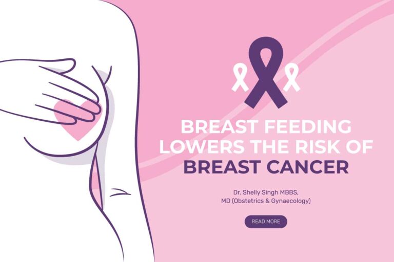 Breast feeding lowers the risk of breast cancer