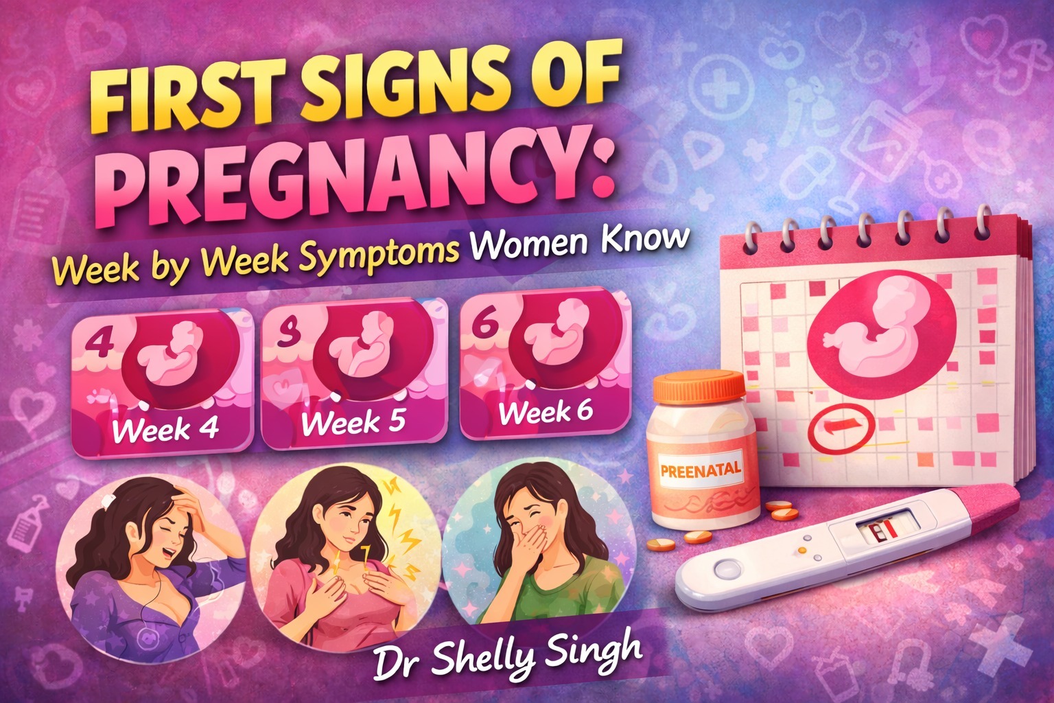 First Signs of Pregnancy: Week by Week Symptoms Women Know