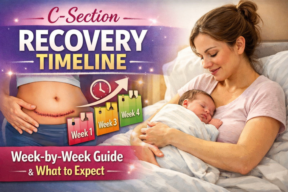 C-Section Recovery Timeline:Week-by-Week Guide & What to Expect