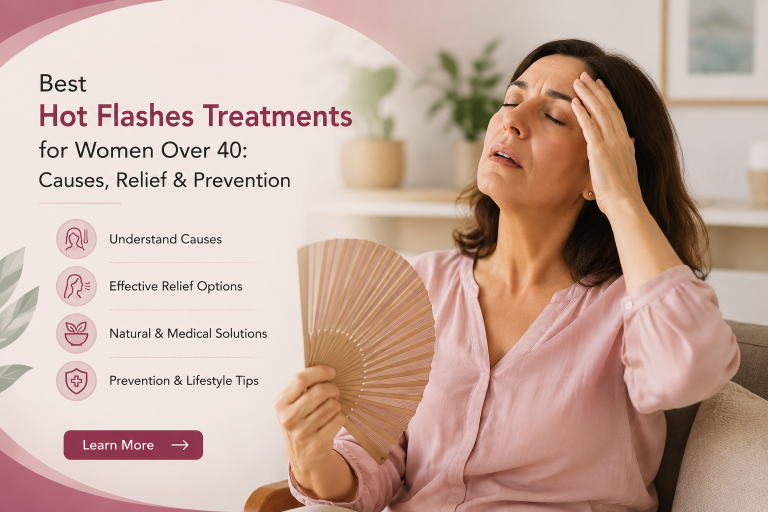 Best Hot Flashes Treatments for Women Over 40: Causes, Relief & Prevention