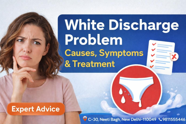 White Discharge Problem: Causes, Symptoms & Best Treatment Options